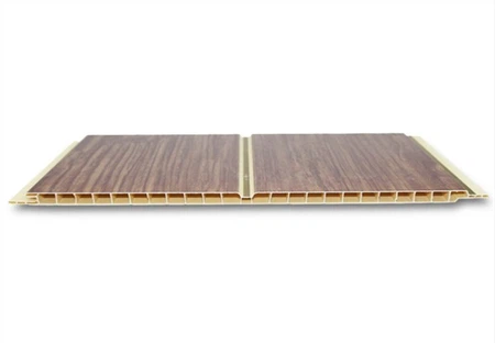 Wood color PVC wall panel